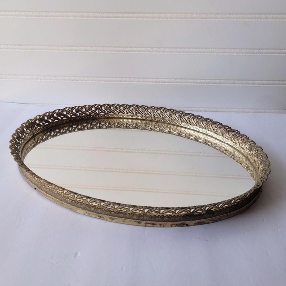 Other - Vintage Mirrored Vanity Tray